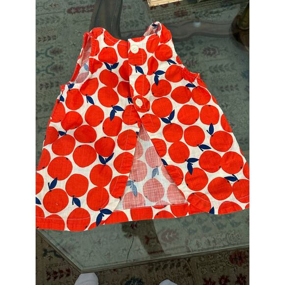 Hanna Andersson Girls Print Cross Back Cotton Poplin Tank Top & Bottom Size 6-7 - Picture 6 of 8